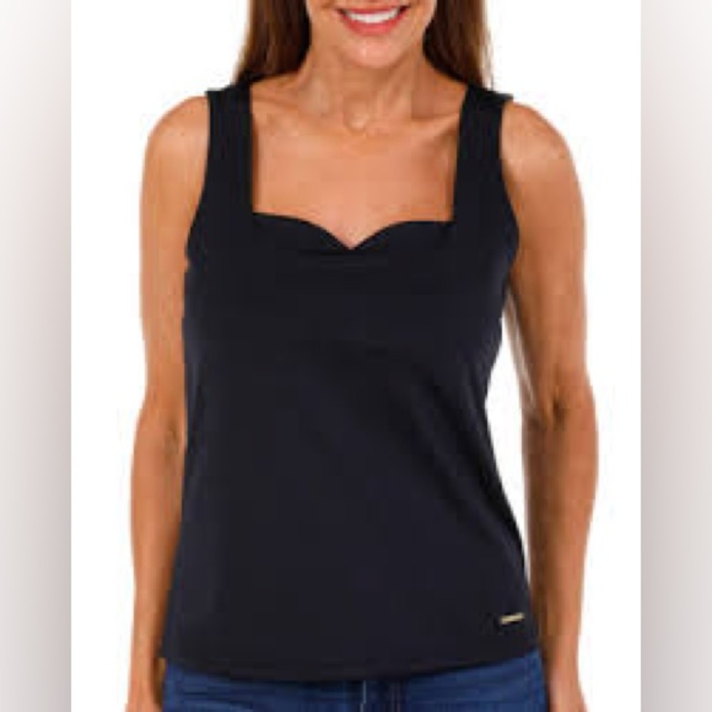 Nine West Women's size XL Sleeveless Solid Top BNWT